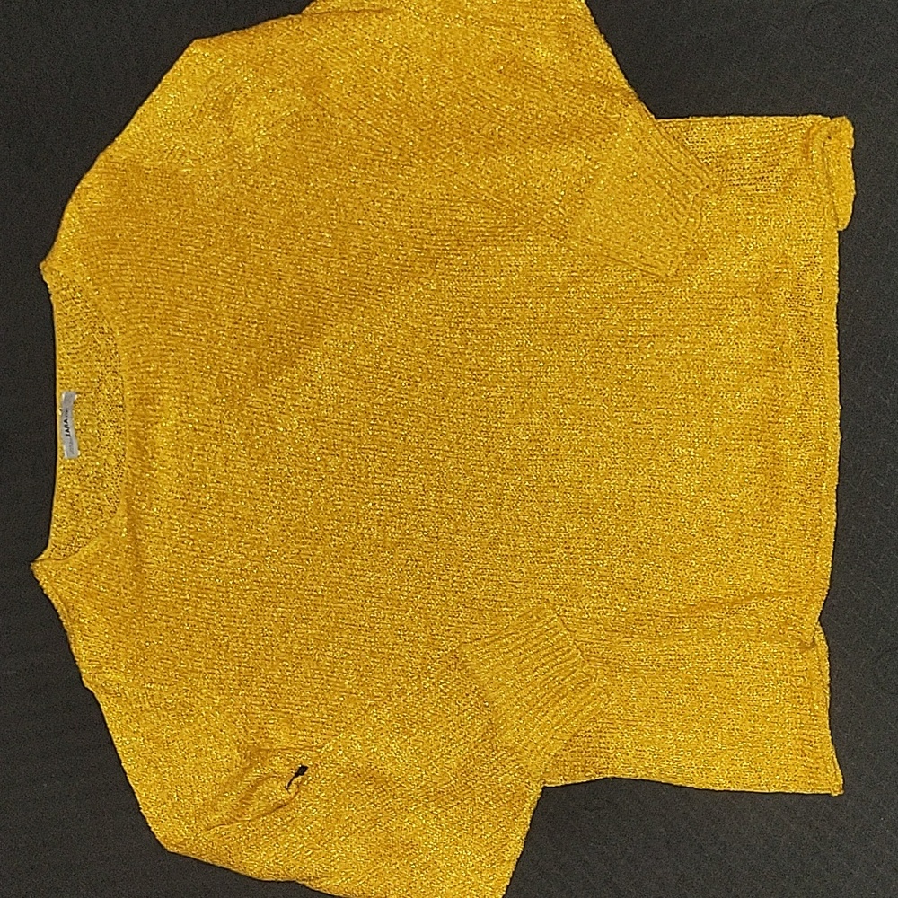 Zara Mustard Gold Sweater